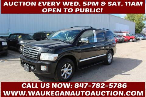 2005 Infiniti QX56 for sale at Waukegan Auto Auction in Waukegan IL