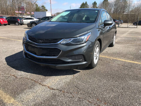 2017 Chevrolet Cruze for sale at Certified Motors LLC in Mableton GA