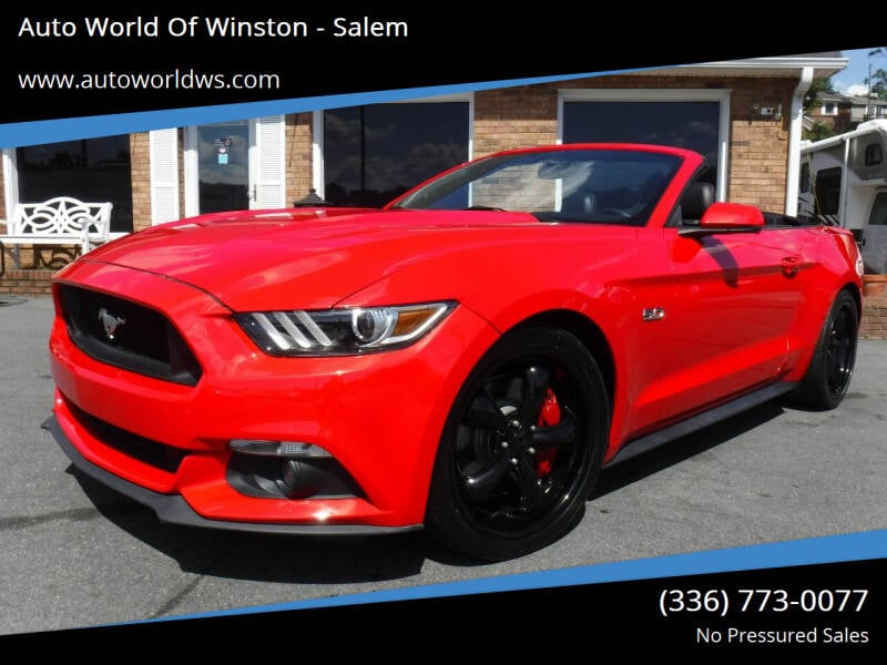 2017 Ford Mustang for sale at Auto World Of Winston - Salem in Winston Salem NC