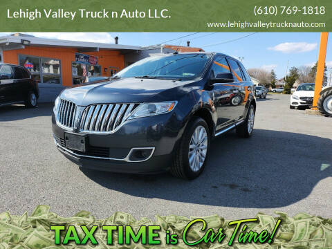 2013 Lincoln MKX for sale at Lehigh Valley Truck n Auto LLC. in Schnecksville PA