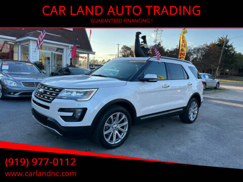 2016 Ford Explorer for sale at CAR LAND  AUTO TRADING in Raleigh NC