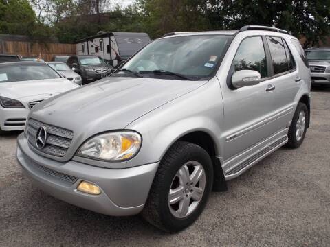 2005 Mercedes-Benz M-Class for sale at UPTOWN MOTOR CARS in Houston TX