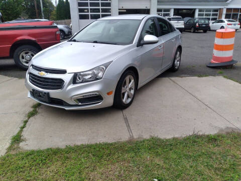 2015 Chevrolet Cruze for sale at Cammisa's Garage Inc in Shelton CT