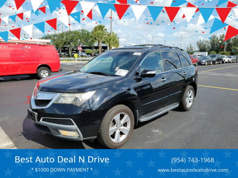 2010 Acura MDX for sale at Best Auto Deal N Drive in Hollywood FL
