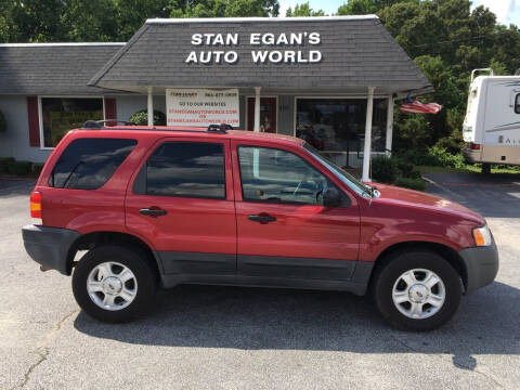 2003 Ford Escape for sale at STAN EGAN'S AUTO WORLD, INC. in Greer SC