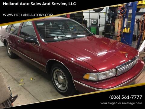 1995 Chevrolet Caprice for sale at Holland Auto Sales and Service, LLC in Bronston KY