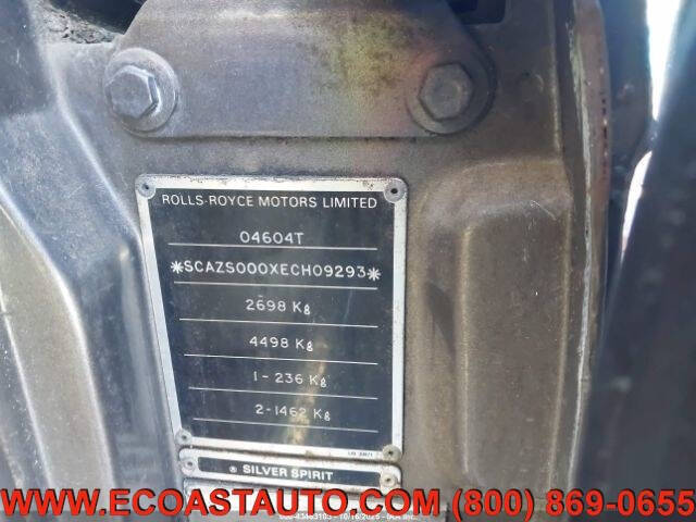 1984 ROLLS ROYC SILVER SPI