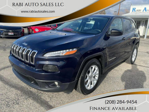 2014 Jeep Cherokee for sale at RABI AUTO SALES LLC in Garden City ID