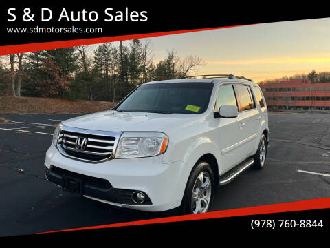2013 Honda Pilot for sale at S & D Auto Sales in Maynard MA