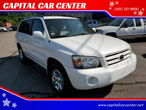2006 Toyota Highlander for sale at CAPITAL CAR CENTER in Providence RI