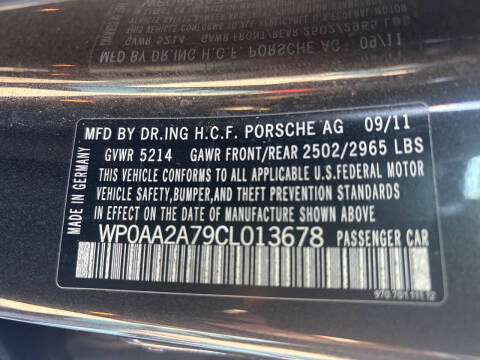 2012 Porsche Panamera