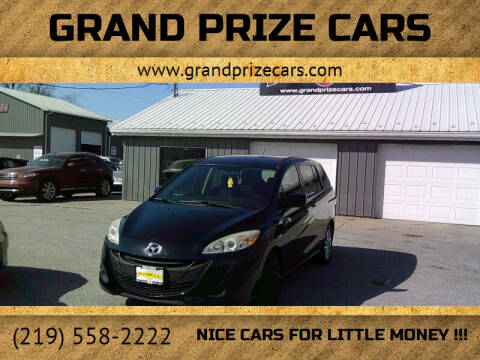 2012 Mazda MAZDA5 for sale at Grand Prize Cars in Cedar Lake IN