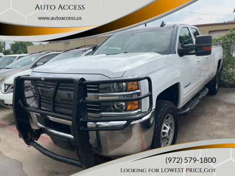 2018 Chevrolet Silverado 2500HD for sale at Auto Access in Irving TX