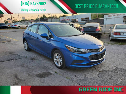 2017 Chevrolet Cruze for sale at Green Ride Inc in Nashville TN