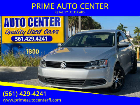 2011 Volkswagen Jetta for sale at PRIME AUTO CENTER in Palm Springs FL