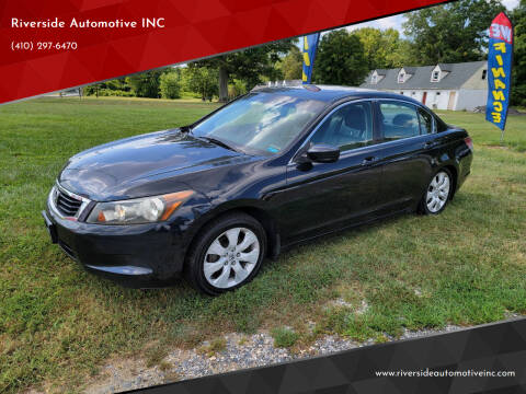 2008 Honda Accord for sale at Riverside Automotive INC in Aberdeen MD