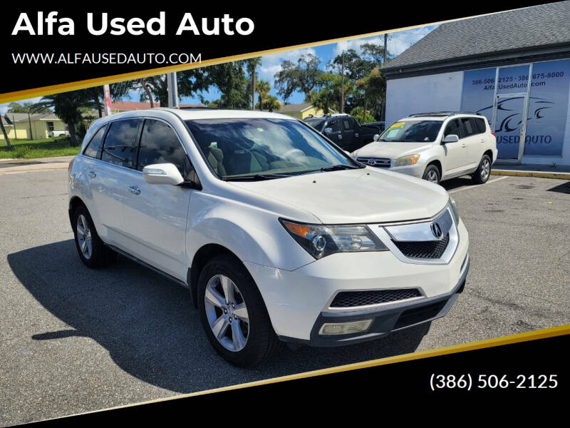 2012 Acura MDX for sale at Alfa Used Auto in Holly Hill FL
