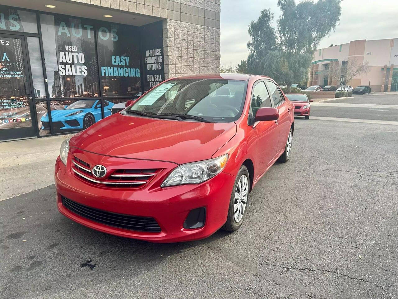 2013 Toyota Corolla for sale at HUDSONS AUTOS in Gilbert, AZ