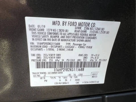 2019 Ford Taurus Limited