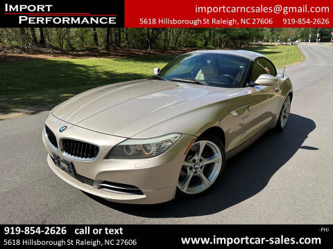 2011 BMW Z4 for sale at Import Performance Sales in Raleigh NC
