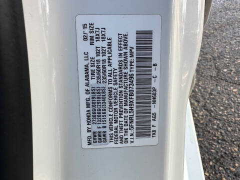 2015 Honda Odyssey Touring
