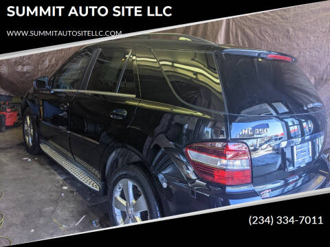 2011 Mercedes-Benz M-Class for sale at SUMMIT AUTO SITE LLC in Akron OH