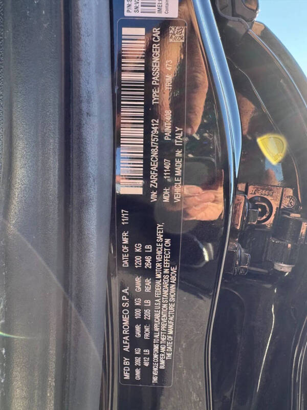 2018 Alfa Romeo Giulia Ti Sport