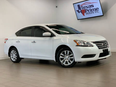 2015 Nissan Sentra for sale at Texas Prime Motors in Houston TX