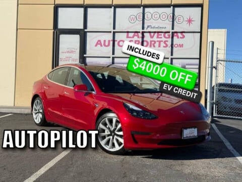 2019 Tesla Model 3 for sale at Las Vegas Auto Sports in Las Vegas NV