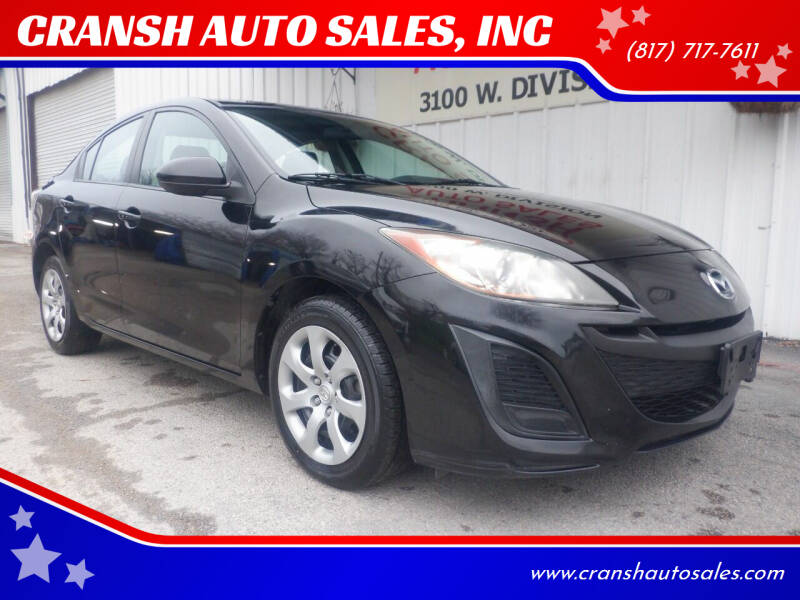 2011 Mazda MAZDA3 for sale at CRANSH AUTO SALES, INC in Arlington TX
