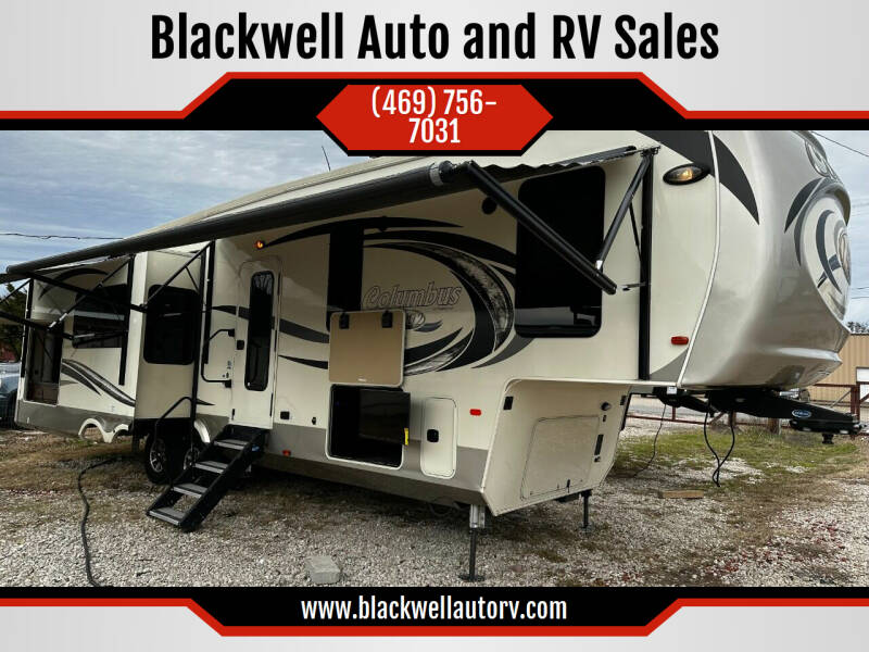 2018 Palomino Columbus 366RL for sale at Blackwell Auto and RV Sales in Red Oak TX