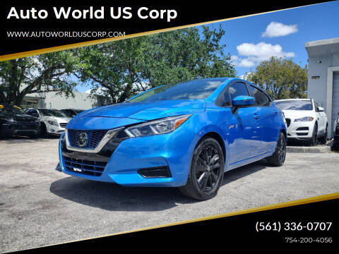 2021 Nissan Versa for sale at Auto World US Corp in Plantation FL