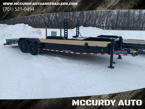 2022 Load Trail 24' car hauler for sale at MCCURDY AUTO in Cavalier ND