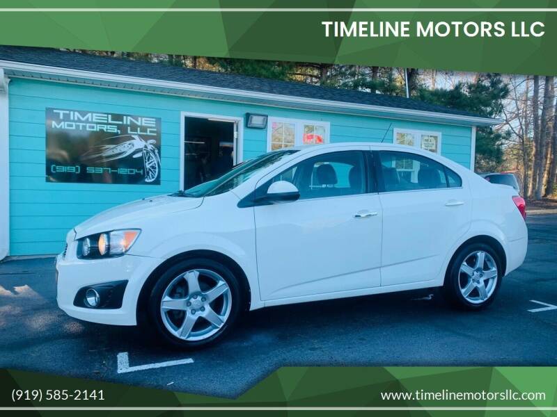 2015 Chevrolet Sonic for sale at Timeline Motors LLC in Clayton NC