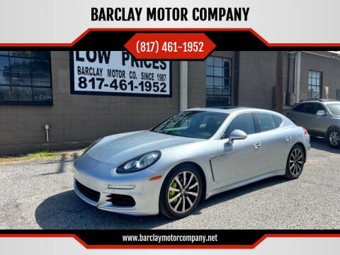 2014 Porsche Panamera for sale at BARCLAY MOTOR COMPANY in Arlington TX