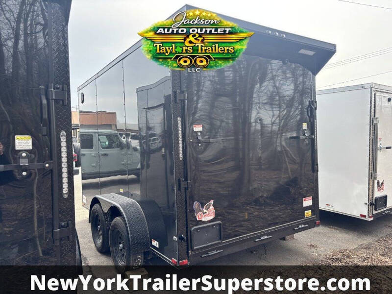 2026 Quality Cargo 7X12TA w/ 7' Ceiling, Rear Win