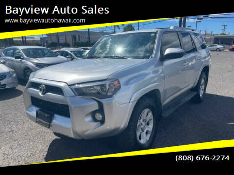 2017 Toyota 4Runner for sale at Bayview Auto Sales in Waipahu HI
