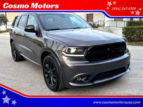 2018 Dodge Durango for sale at Cosmo Motors in Pompano Beach FL