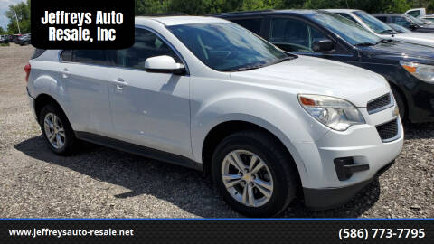 2012 Chevrolet Equinox for sale at Jeffreys Auto Resale, Inc in Clinton Township MI