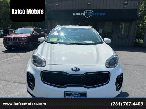 2019 Kia Sportage for sale at Kafco Motors in Holbrook MA