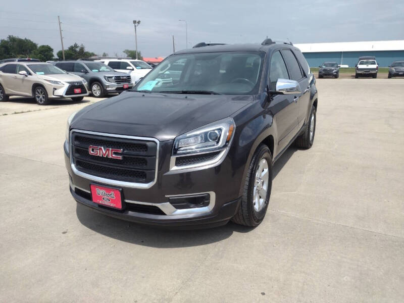Used 2015 GMC Acadia SLE2 with VIN 1GKKVPKD9FJ343867 for sale in Chamberlain, SD