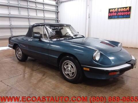 1990 Alfa Romeo Spider for sale at East Coast Auto Source Inc. in Bedford VA