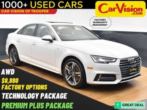 2017 Audi A4 for sale at Car Vision of Trooper in Norristown PA