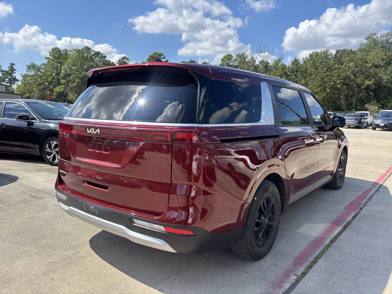Dk. Red 2023 Kia Carnival LX LX 4dr Mini-Van w/Seat Package 49