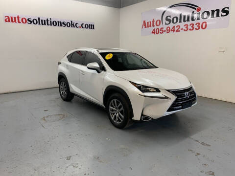 2015 Lexus NX 200t for sale at Auto Solutions in Warr Acres OK