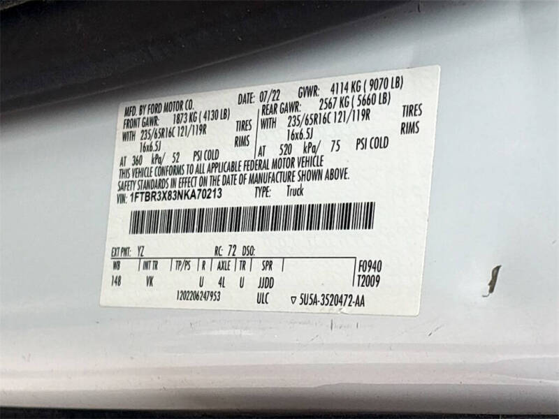 2022 Ford Transit 250