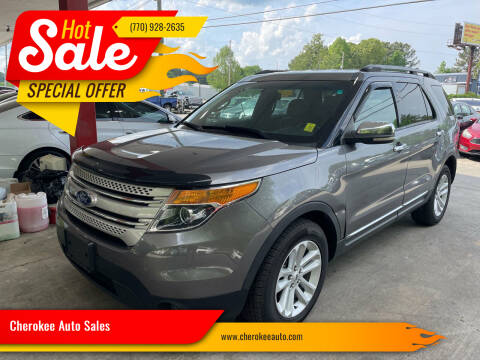 2012 Ford Explorer for sale at Cherokee Auto Sales in Acworth GA