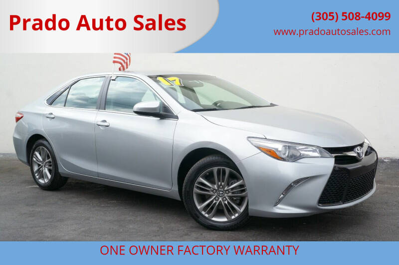 2017 Toyota Camry for sale at Prado Auto Sales in Miami FL