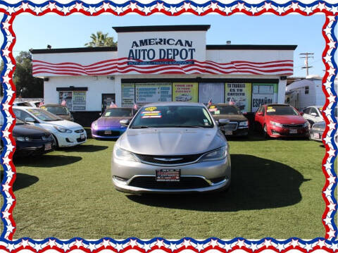 2015 Chrysler 200 for sale at American Auto Depot in Modesto CA