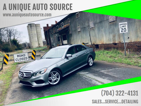 2014 Mercedes-Benz E-Class for sale at A UNIQUE AUTO SOURCE in Albemarle NC